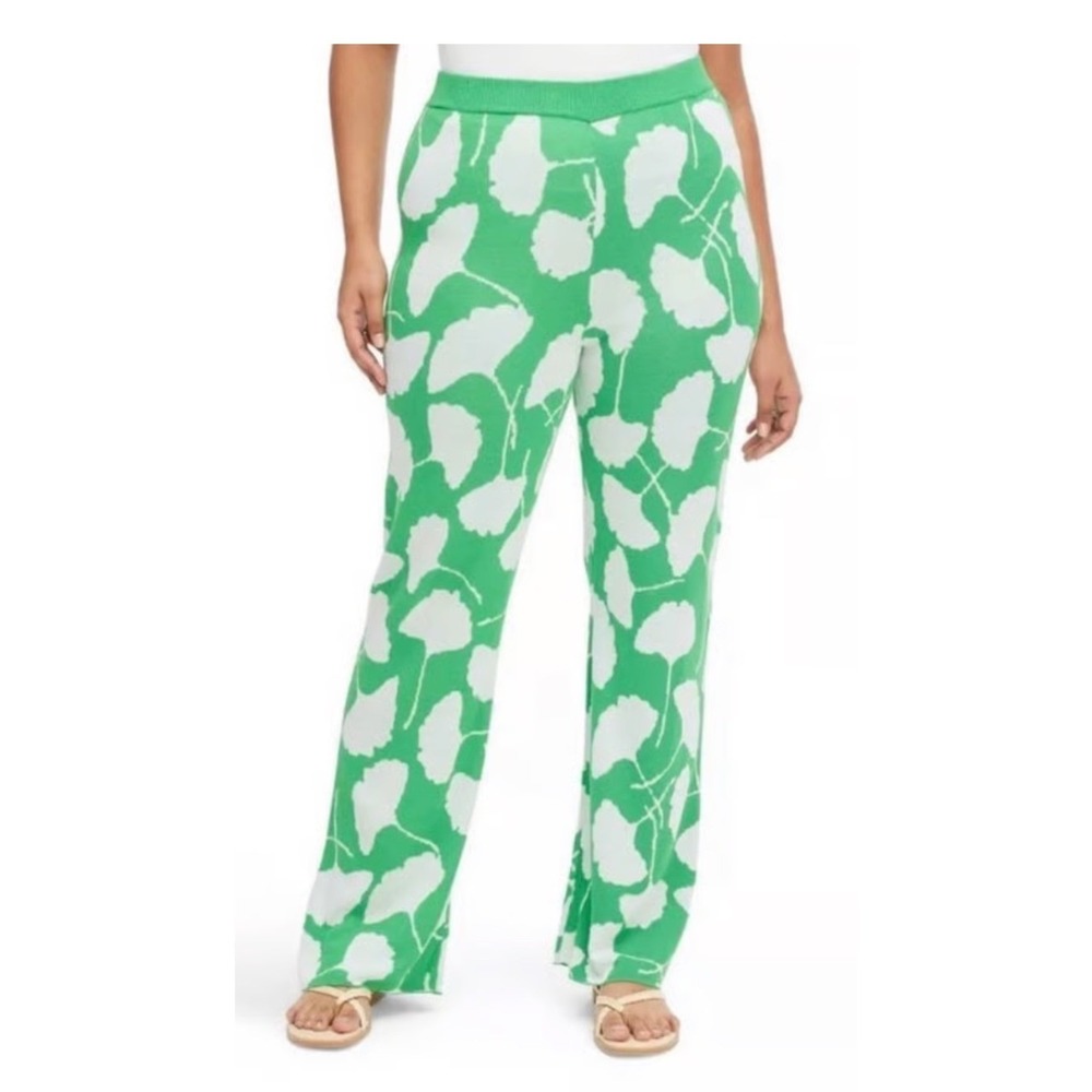 DIANE VON FURSTENBERG pull-on knit pants size XL